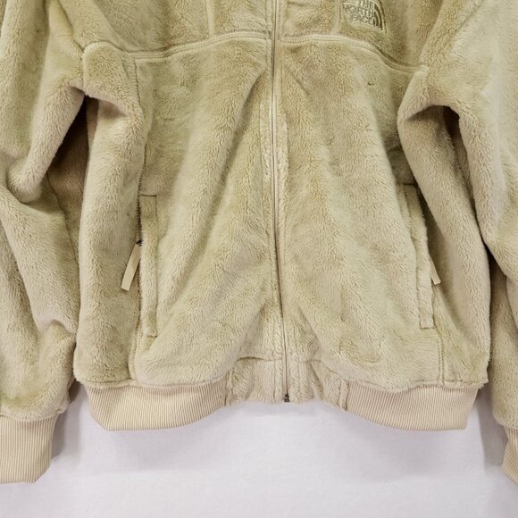 The North Face Osito Lux Jacket Women's Medium Beige Long Sleeve Full Zip - Picture 5 of 16